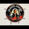 Desung Samuel Adams Boston Lager (Alcohol - Beer) vivid neon sign, front view, turned off