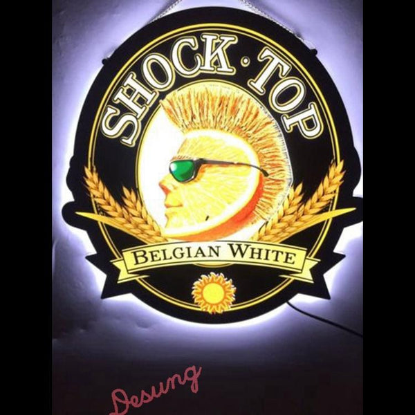 Desung Shock Top Belgian White Anheuser Busch (Alcohol - Beer) LED sign