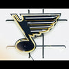 Desung  St. Louis Blues (Sports - Hockey) vivid neon sign, front view, turned off