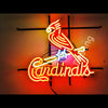 Desung St. Louis Cardinals (Sports - Baseball) vivid neon sign, front view, turned on