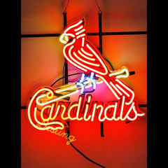 1996 ST. LOUIS CARDINALS CENTRAL DIVISION CHAMPIONS BUD LIGHT NEON SIGN  36"X28"