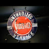 Desung Studebaker Authorized Service (Auto) vivid neon sign, front view, turned off