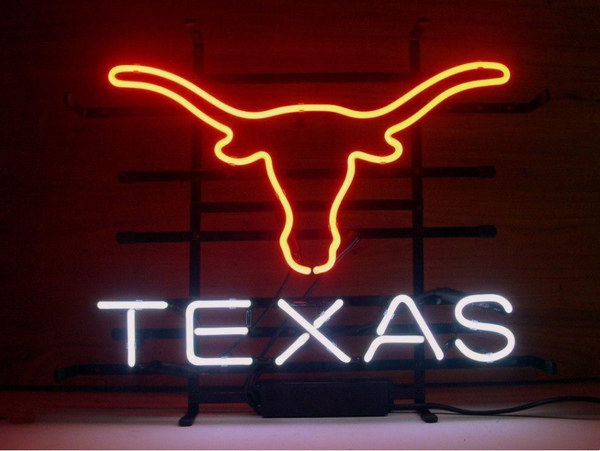 Texas Longhorns Neon Sign Light Lamp