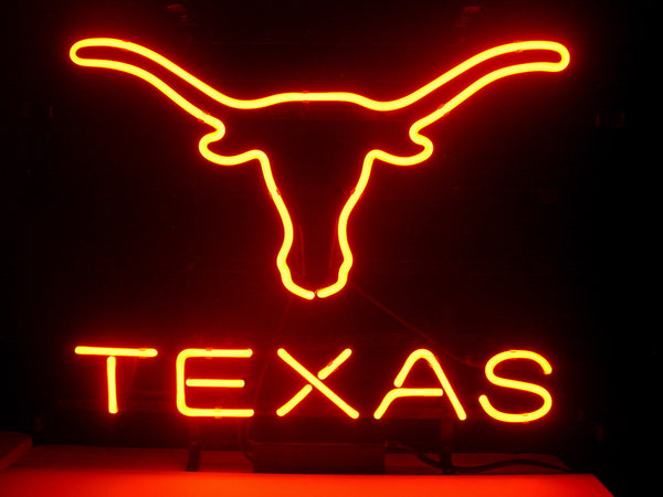 Texas Longhorns Logo Neon Sign Light Lamp