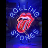 Desung The Rolling Stones Tongue and Lip Design logo (Business - Bar) band vivid neon sign