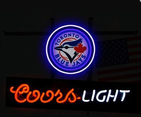 Toronto Blue Jays Coors Light Logo Neon Sign Light Lamp