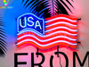 USA Flag HD Vivid Neon Sign Light Lamp