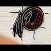 Desung Washington Redskins (Sports - Hockey) vivid neon sign, isometric view, turned off