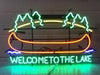 Welcome To The Lake Neon Sign Light Lamp