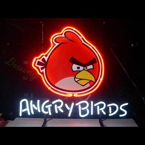Desung Angry Birds Games Neon Sign business 120OT345BGN 1858 20" arcade