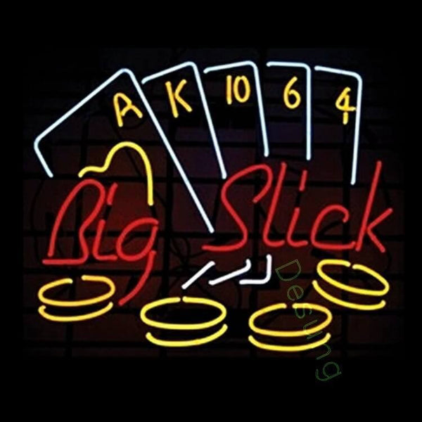 Desung Big Slick Casino Poker Neon Sign business 120BS346BSC  1859  20"  casino
