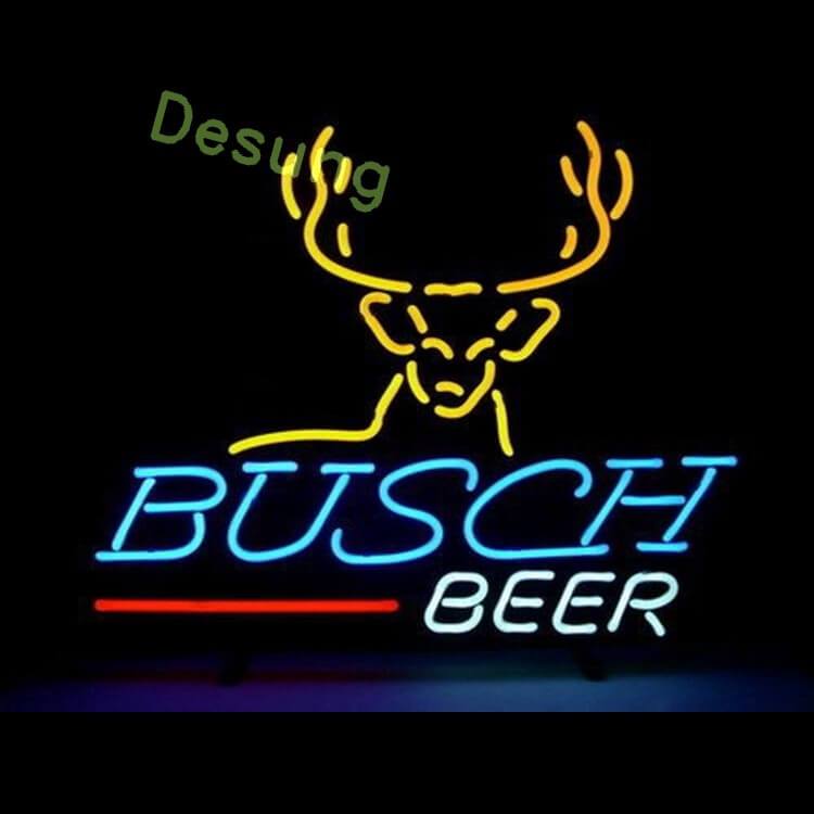 Busch Rotating Sign Busch Light Neon Bar Signs