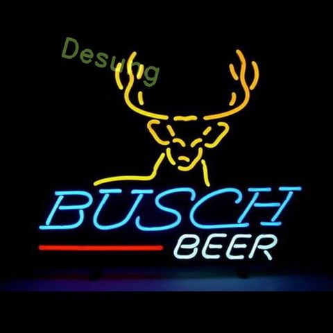 Desung Busch Beer Neon Sign alcohol 118BR228BBN 1741 18" beer bar