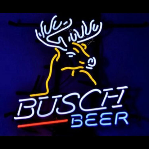 Desung Busch Light Deer Neon Sign alcohol 118BR116BLD 1629 18" beer bar