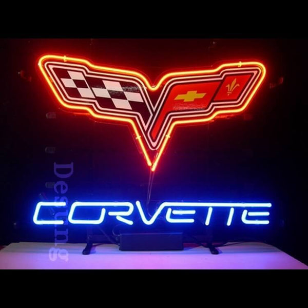 Desung Corvette Neon Sign auto 118AM010COR 1523 18"
