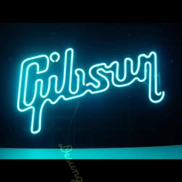 Desung Gibson Guitar Music Neon Sign personal 120BS244GGM 1757 20"