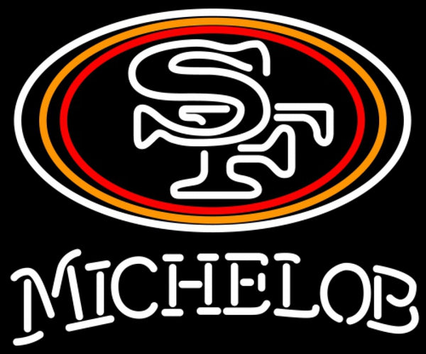 San Francisco 49ers Michelob Neon Sign Light Lamp