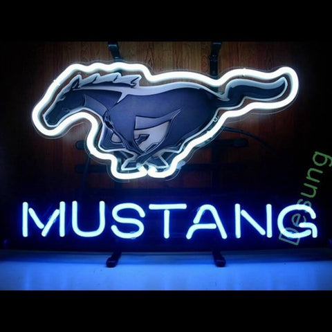 Desung Mustang Horse Garage Neon Sign auto 118AM101MHG 1614 18"