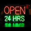 Desung open 24 Hours  Red Green Neon Sign business 120OP408OHR  1921  20"  open