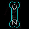 Desung Open Green Bone Neon Sign business 120OP403OGB 1916 20" open