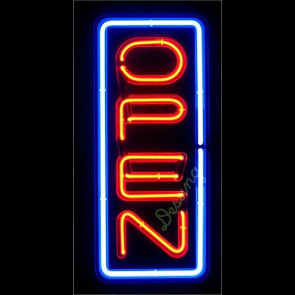 Desung Vertical Open Neon Sign business 120OP409VON 1922 20" open